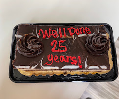 25 years celebration cake for Serene Dental Fremont