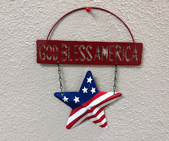 God Bless America decoration inside Serene Dental Fremont
